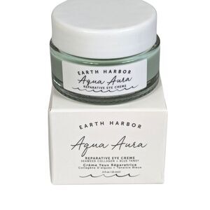 EARTH HARBOR Aqua Aura Reparative Eye Cream Moisturizer Vegan Full Size NEW